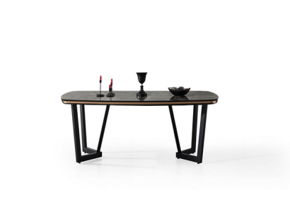 Eettafel Eetkamer Hout Eettafels Tafel Stijl Modern Zwart Ontwerp
