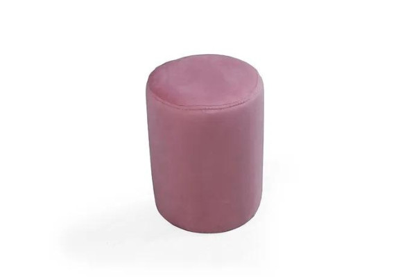 Roze poef luxe voetbank moderne stijl nieuwe zitter woonkamer