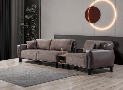 3-zitsbank inclusief bijzettafel Comfortabele woonkamerbank