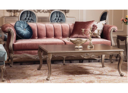 Sofa Bank Bekleding Driezits Bankjes Klassiek Ontwerp 3-Zits Banken Roze