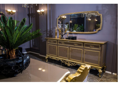 Dressoir met spiegel dressoir barok rococo kast meubels commodes luxe
