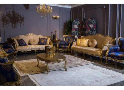 Klassieke bankstel 3+3+1+1 zits luxe set bankstel fauteuil 4-delig