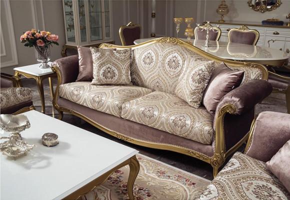 Luxe bankstel salontafel banken fauteuils stof bankstel set van 4 stuks fluweel