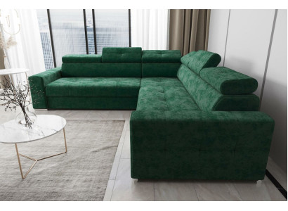Woonkamer Textiel Lederen Luxe L-vormige Moderne Hoekbank Bank Bekleding Banken Nieuw