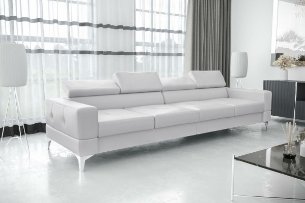 Woonkamer Bank Bankstellen Bekleden bankstellen xxl Design Bank 4-zits Textiel Groot Nieuw