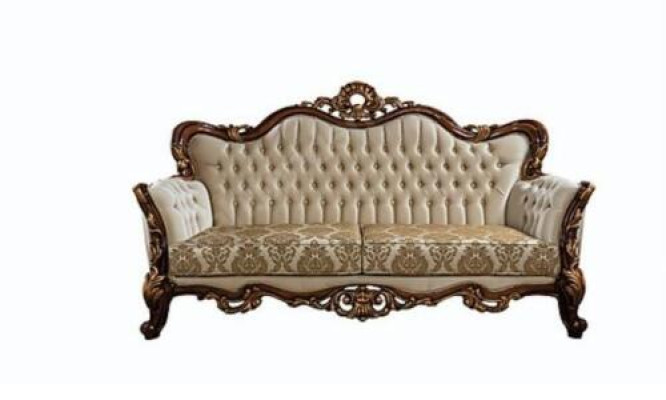 Chesterfield bankstel met salontafel, bankstel bekleding 5-delige set.