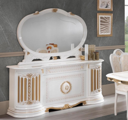 Klassiek dressoir commode dressoir spiegel xxl kast Italiaanse meubels