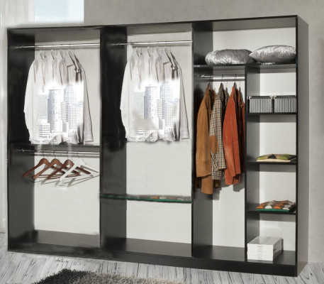 Klassieke moderne stijl kledingkast kast houten garderobe kasten meubels nieuw