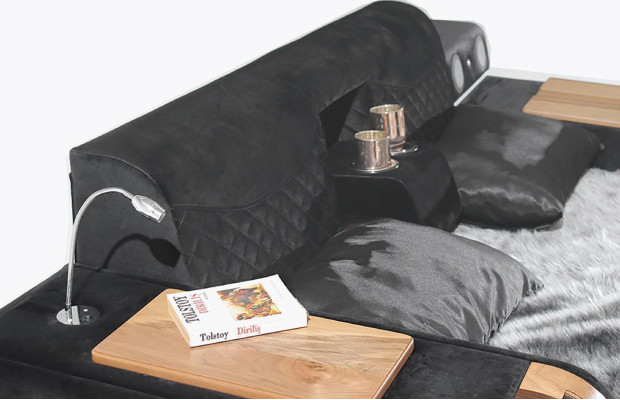 Bed met tv Lift televisie Multifunctionele bedden Tweepersoonsbed Slaapkamer