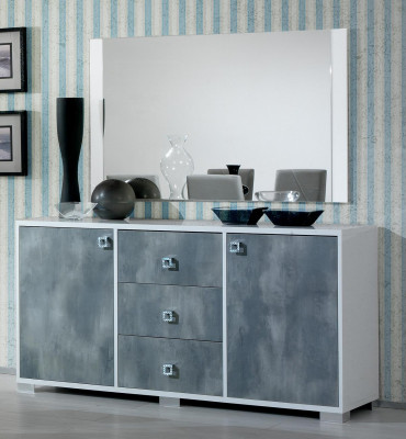Moderne commodes 2-delige set Stijl Moderne commode + Spiegel Italiaanse meubels