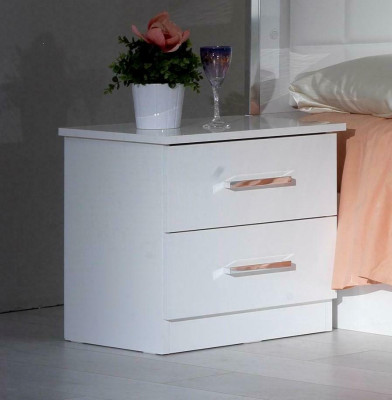 Ontwerp nachtkastje console metaal glans tafels consoles slaapkamer bijzettafel
