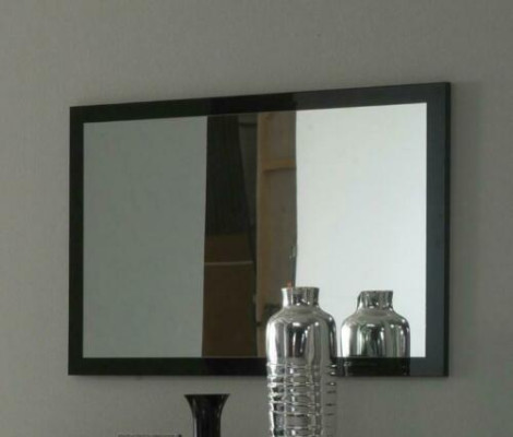Spiegel Houten frame Wandspiegel Klassieke designer spiegel 90x60cm Hout xxl groot