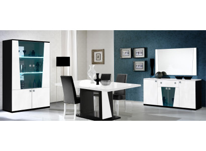 Luxe meubelstoelen groep set eettafel 8 delen nieuw