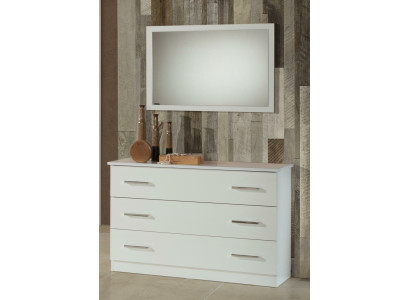 Schminktafels Console Tafel Dressoir Kamer Hout Spiegel + Commode 2-delig Set
