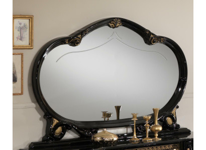 Spiegel met glazen stand Italiaans design meubels staande spiegel dressoir tafel nieuw
