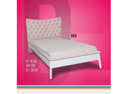 Chesterfield bed slaapkamer design bedden luxe houten bed kinderkamer meubels