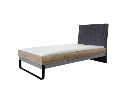 Bed tienerkamer kinderkamer ontwerp meubels bedden slaapkamer bruin