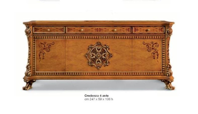 Luxe dressoir xxl dressoir houten dressoir meubels kast bruin