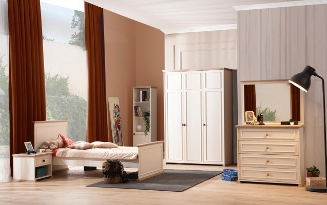 Kledingkast Beige Kast Kinderkamer Planken Jeugd Kinderen