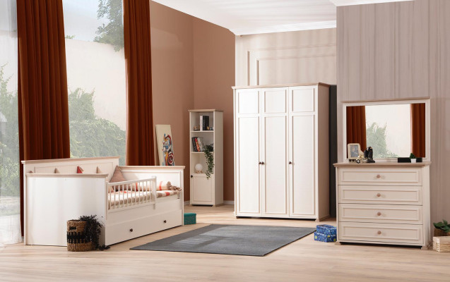 Kledingkast Beige Kast Kinderkamer Planken Jeugd Kinderen