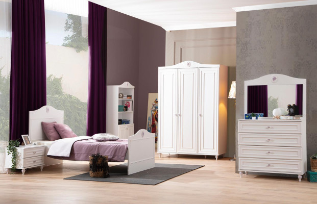 Kledingkast Ontwerper Kast Luxe Hout Kinderkamer 140cm