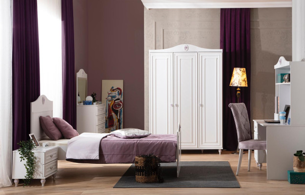 Kledingkast Ontwerper Kast Luxe Hout Kinderkamer 140cm