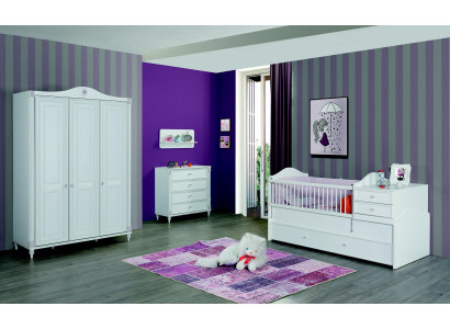 Kinderkamerset Kinderslaapkamer Kledingkast Commode Slaapkamer