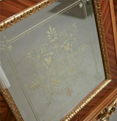 Luxe dressoir commode gouden kasten houten woonkamer meubelskast