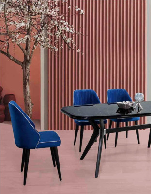 Zwarte eettafel 160x85 Eettafel Eettafels Tafels Meubels Hout