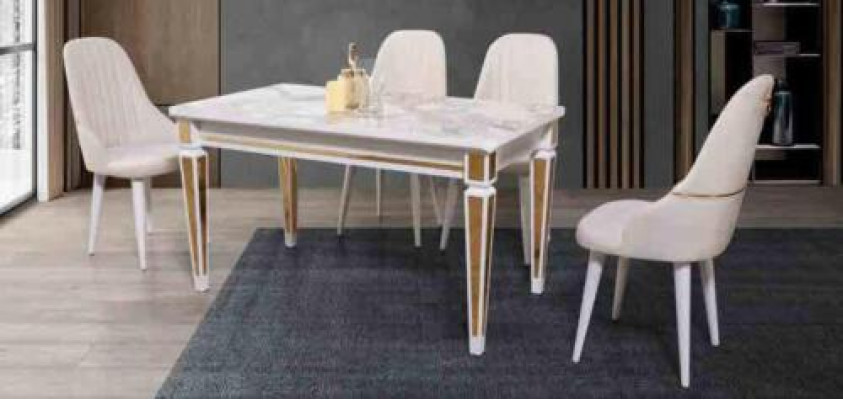 Eettafel eetkamerset eetkamer set stoelenset eetkamersets 4 stoelen 5-delig