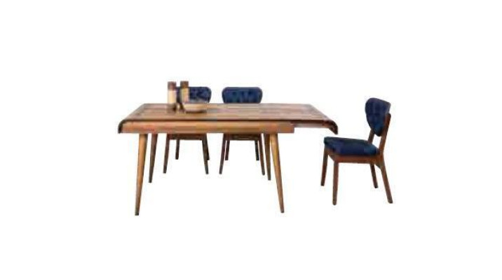 Moderne meubel eetkamerset garnituur zit eethoek eettafel bekleding 5-delig.