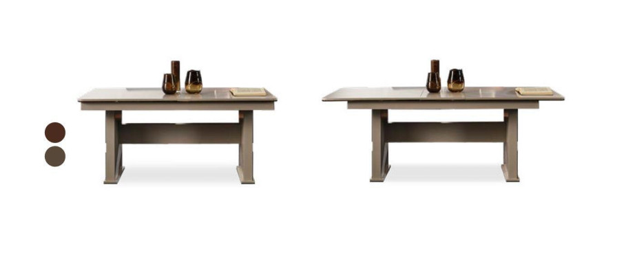 Compleet set eettafel 6x stoelen eetkamerset Ess edelstalen tafel 7dlg.
