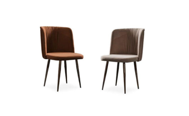 Compleet set eettafel 6x stoelen eetkamerset Ess edelstalen tafel 7dlg.