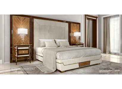 Luxe bed tweepersoonsbed Groot Bruin Bedframes Bedframe Slaapkamer