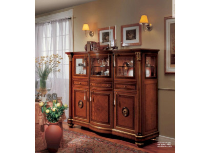 Kast Dressoir Kasten Sideboard Hout Woonkamer Meubels Bruin Barok