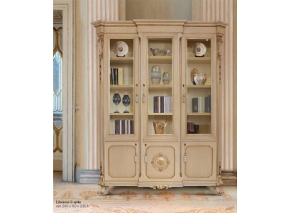 Woonkamer vitrine luxe grote kasten vitrines hout woonkamer beige barok.