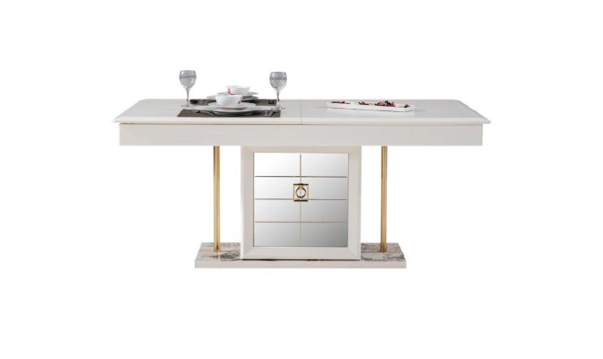 Tafel Eettafel Eettafel Eetkamer Hout Tafels Eet luxe meubels Nieuw