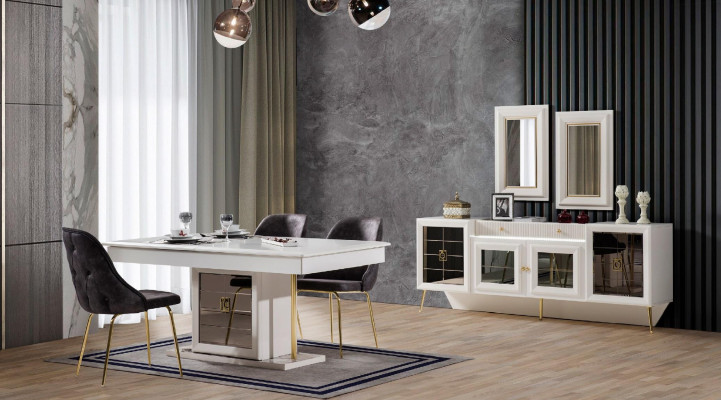 Tafel Eettafel Eettafel Eetkamer Hout Tafels Eet luxe meubels Nieuw
