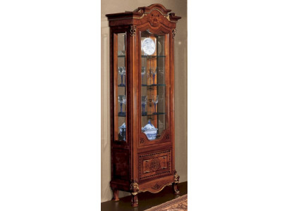 Perfecte Vitrine Bruin Kast Luxe Kast Glas Hout Woonkamer