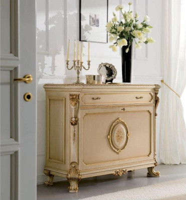 Sideboard Ladekast Kasten Laden Hout Woonkamer Meubels Kast Luxe Beige