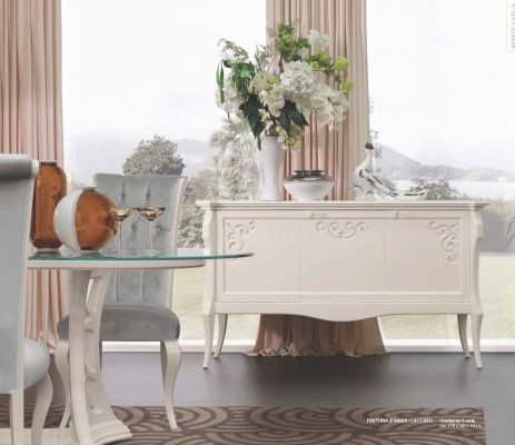 Dressoir Luxe Kasten Laden Wit Woonkamer Houten Meubels