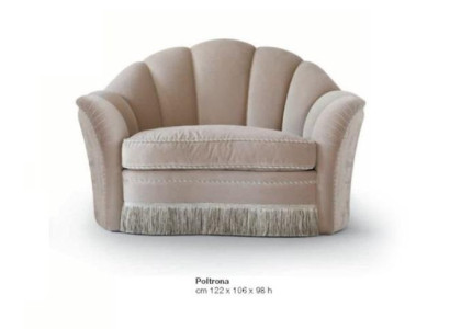 Zetel Luxe Stoel 1 Zitplaats Fauteuil Stof Woonkamer Grijs Modern