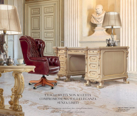 Bureaustoel Fauteuil Draaistoel Chesterfield Rood.
