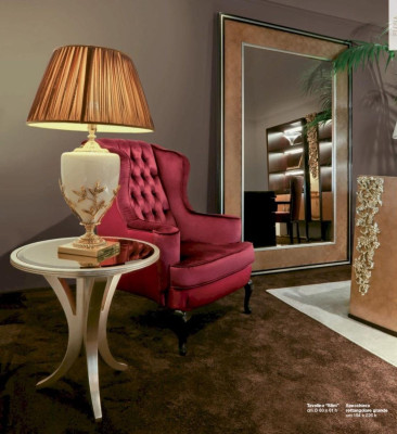 Stijlvolle bijzettafels voor de woonkamer Beige houten meubels met een ronde vormgeving