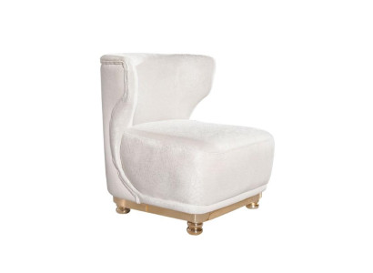 Ontwerper Witte Fauteuil Woonkamer Comfort Fauteuil Beklede Fauteuil