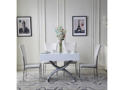 Eettafel & salontafel 2-in-1 Verstelbare salontafel Tafel voor eetkamer Tafels