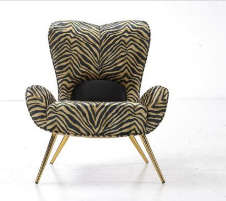 Fauteuil Design Bank Bank Zit Luxe Nieuw Ontspannen Textiel Lounge Club Bekleding Nieuw