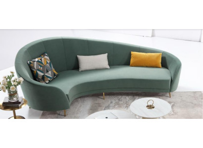 Ronde bank + coffeetafel Moderne bank Woonkamer koffietafel Meubel Compleet set