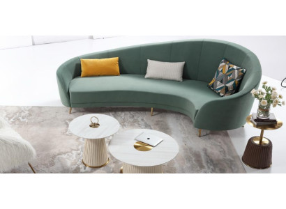 Rond bankstel Moderne bankstel Woonlandschap Kamermeubilair Design bankstel Ronde hoekbank
