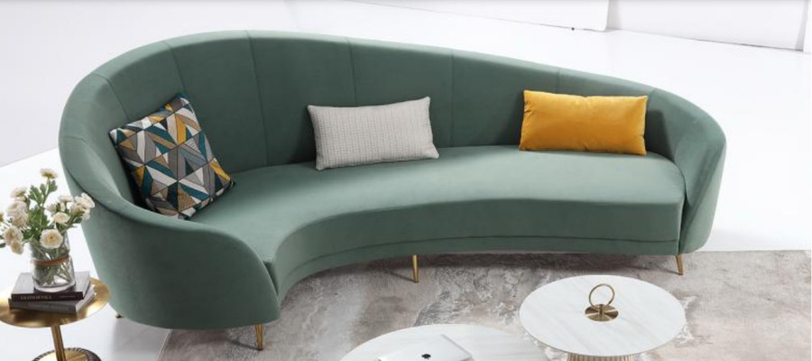 Rond bankstel Moderne bankstel Woonlandschap Kamermeubilair Design bankstel Ronde hoekbank